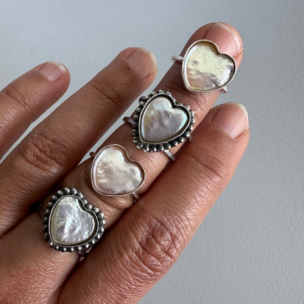 Beaded Pearl Ring