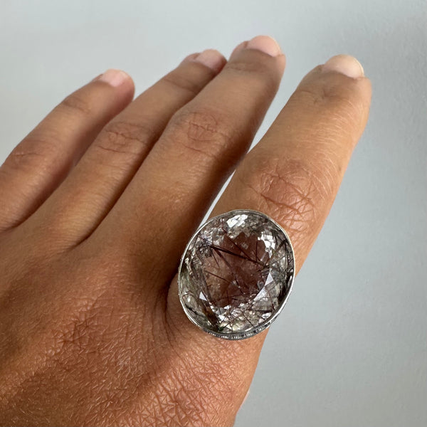 Rutilated Quartz Ring #1