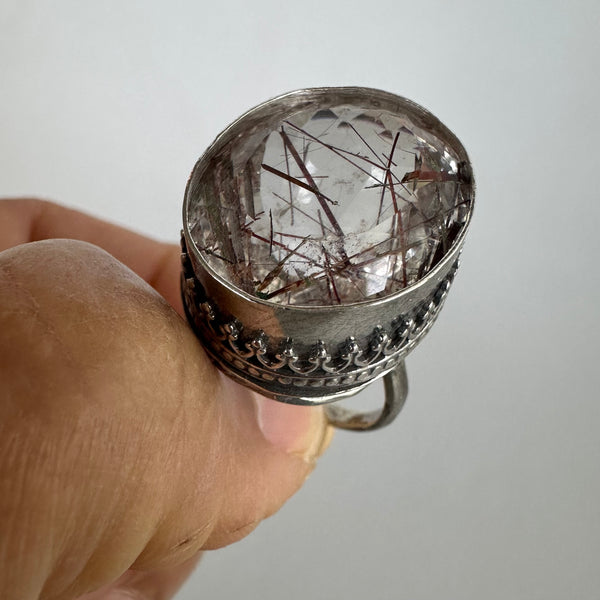 Rutilated Quartz Ring #1