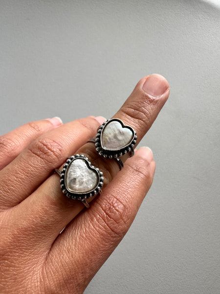 Beaded Pearl Ring