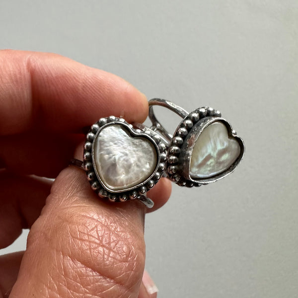 Beaded Pearl Ring