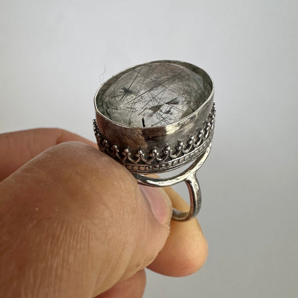 Rutilated Quartz Ring #2