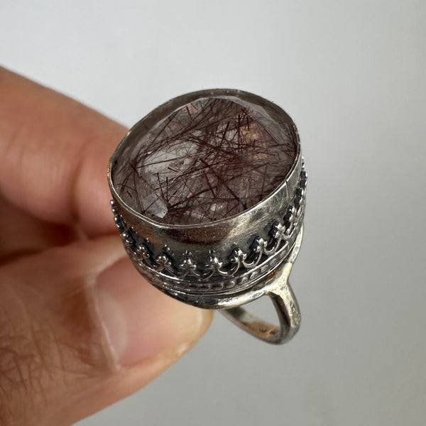Rutilated Quartz Ring #3