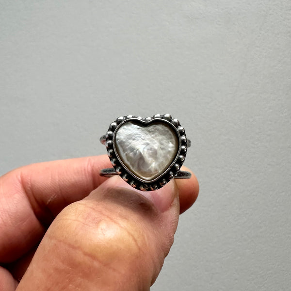 Beaded Pearl Ring