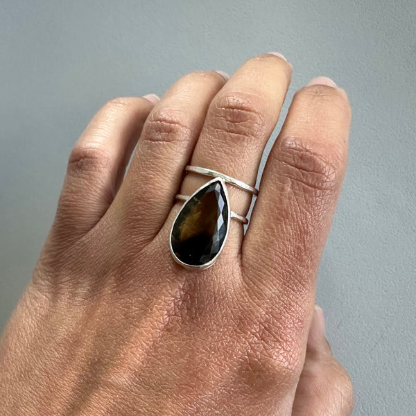 Bicolor Quartz Ring