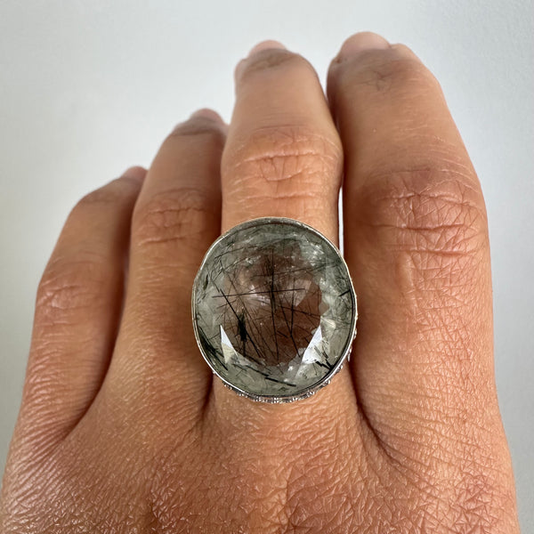 Rutilated Quartz Ring #2