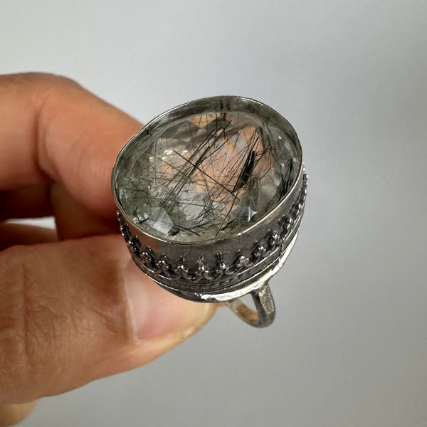 Rutilated Quartz Ring #2