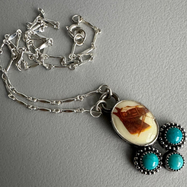 Horse Cameo Pendant