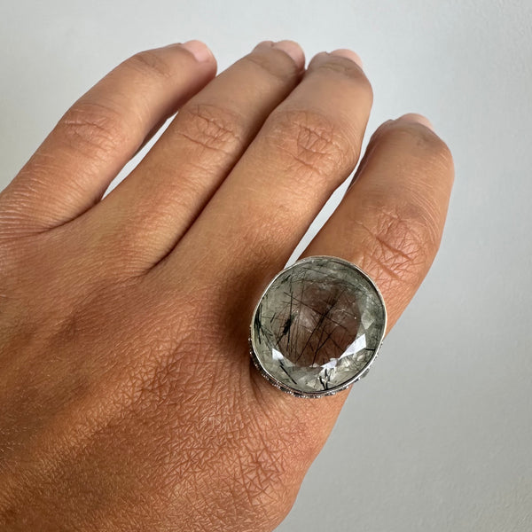 Rutilated Quartz Ring #2