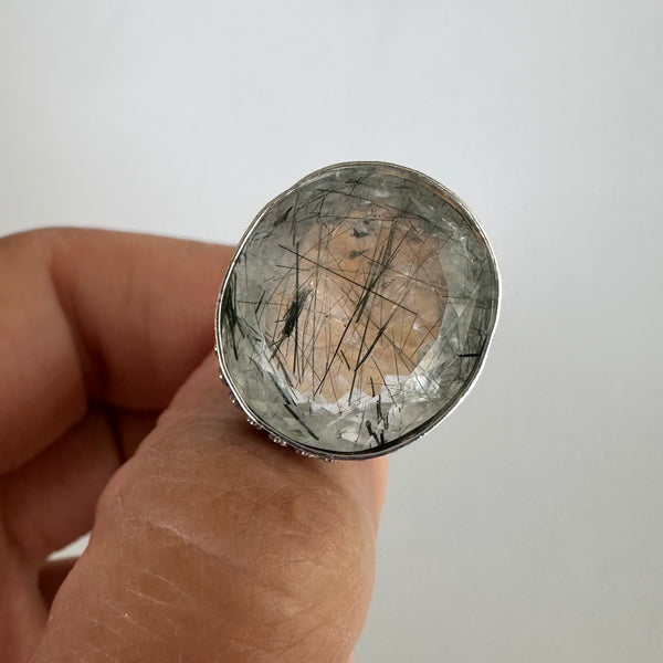 Rutilated Quartz Ring #2