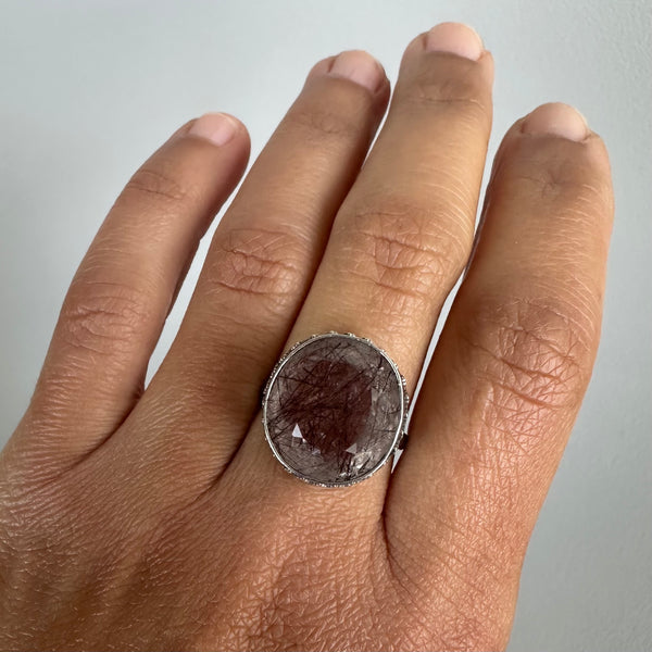Rutilated Quartz Ring #3
