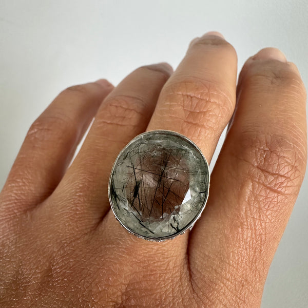 Rutilated Quartz Ring #2
