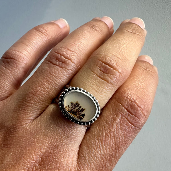 Landscape Agate Ring