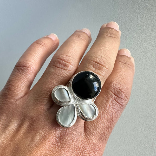 Onyx + Mother of Pearl