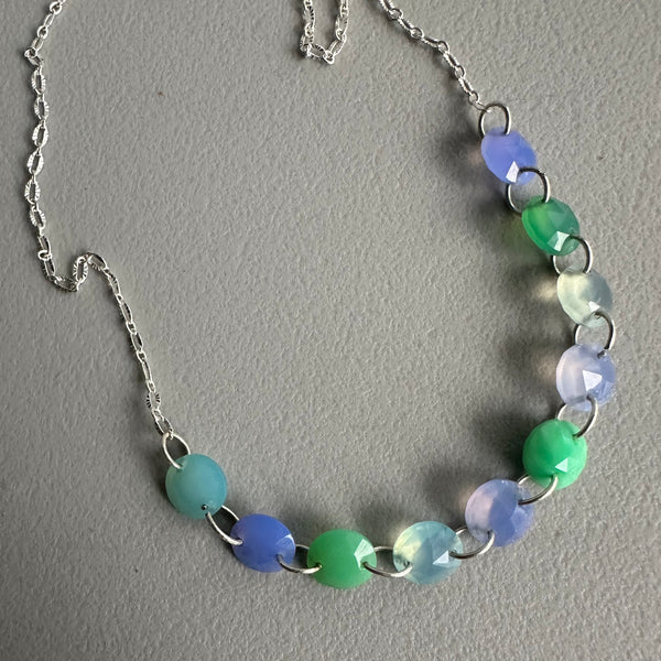 Blue / Green Onyx Necklace