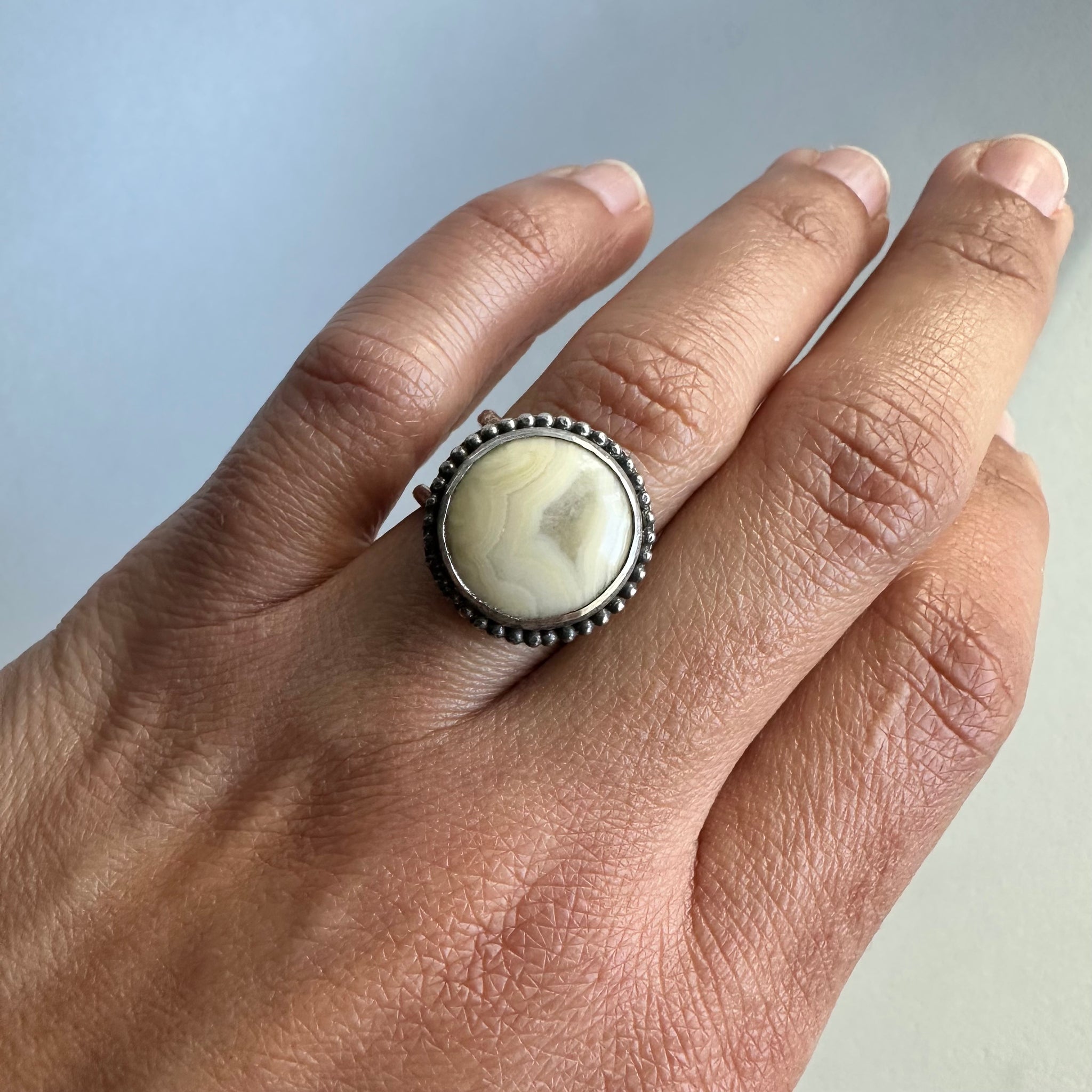 Lace Agate Ring