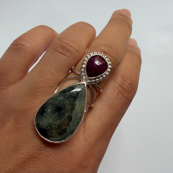 Ocean Jasper + Ruby