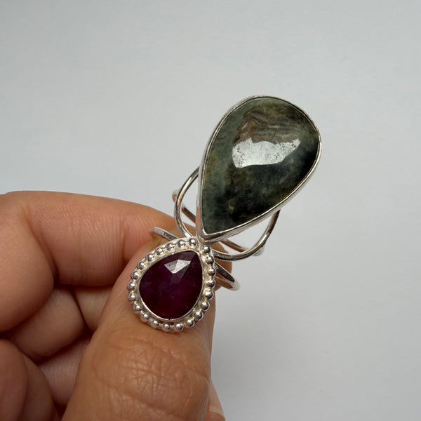 Ocean Jasper + Ruby