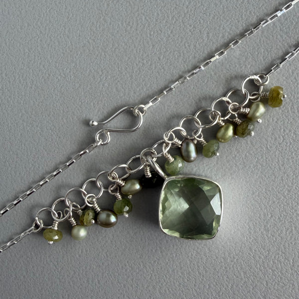 Green Amethyst Necklace