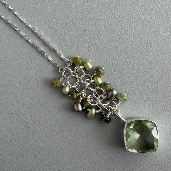 Green Amethyst Necklace