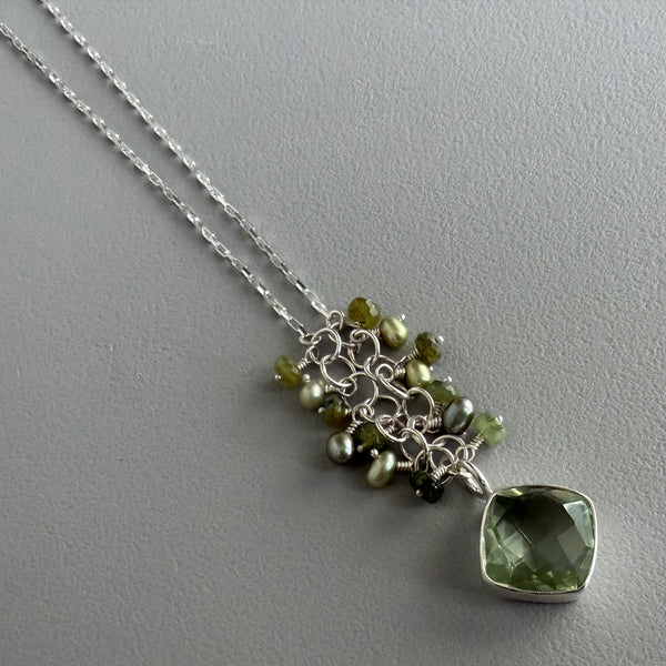Green Amethyst Necklace