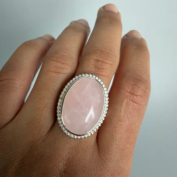 Rose Quartz Ring