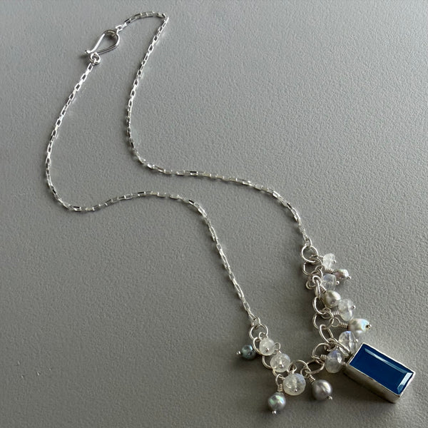 Blue Chalcedony Necklace
