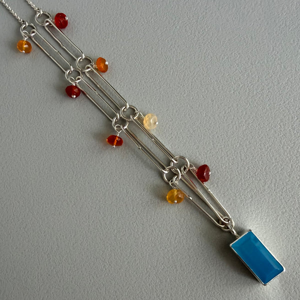 Chalcedony + Opal Necklace