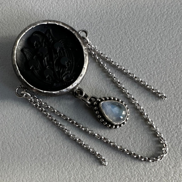 Victorian Button Brooch