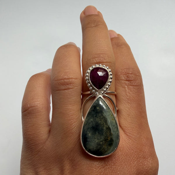 Ocean Jasper + Ruby