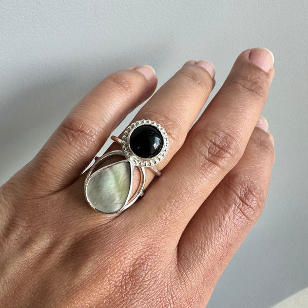 Mother of Pearl + Onyx