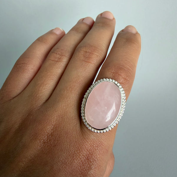 Rose Quartz Ring