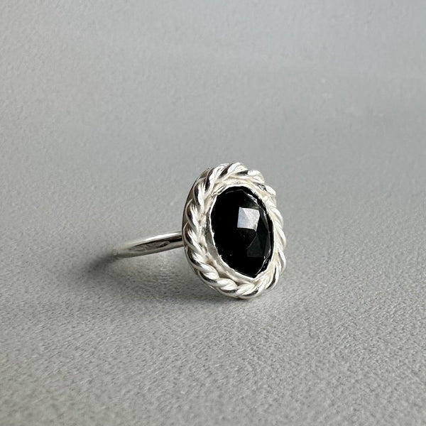 Black Tourmaline Ring