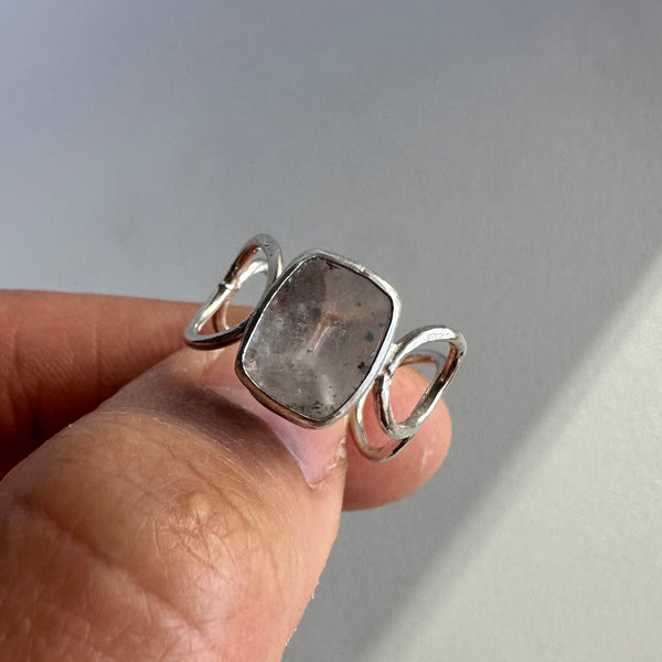 Gilalite in Quartz Ring