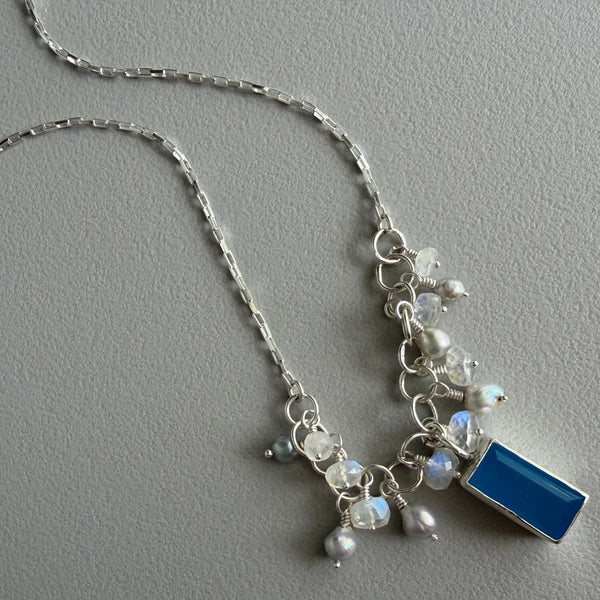 Blue Chalcedony Necklace