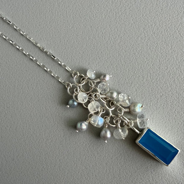 Blue Chalcedony Necklace