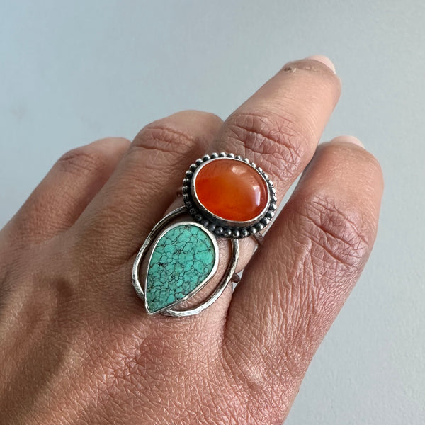 Sunset Ring Rising Blue