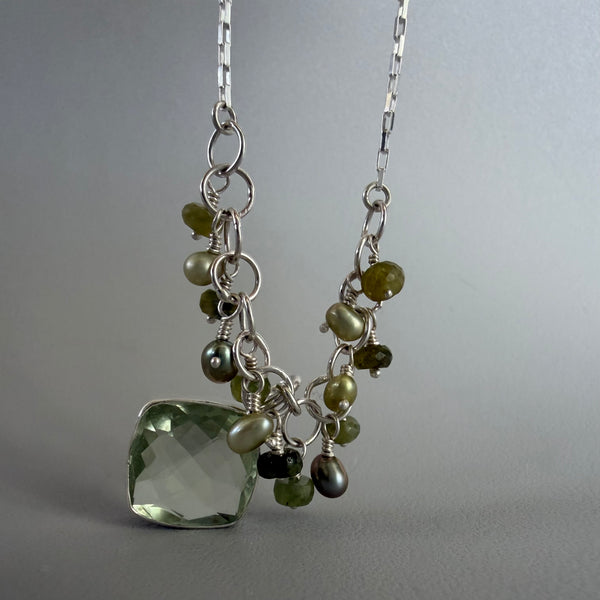 Green Amethyst Necklace