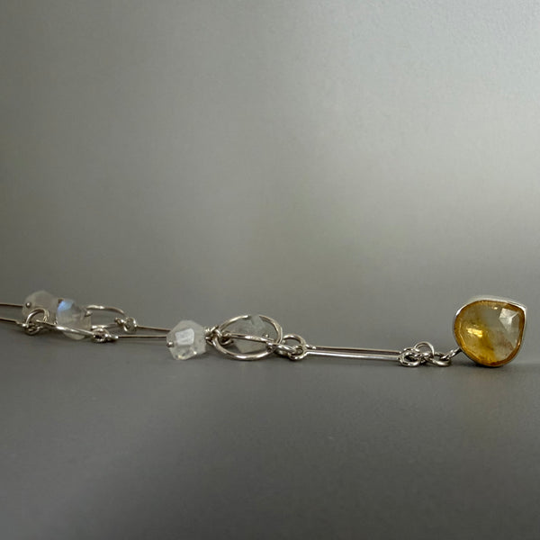 Citrine + Moonstone Necklace