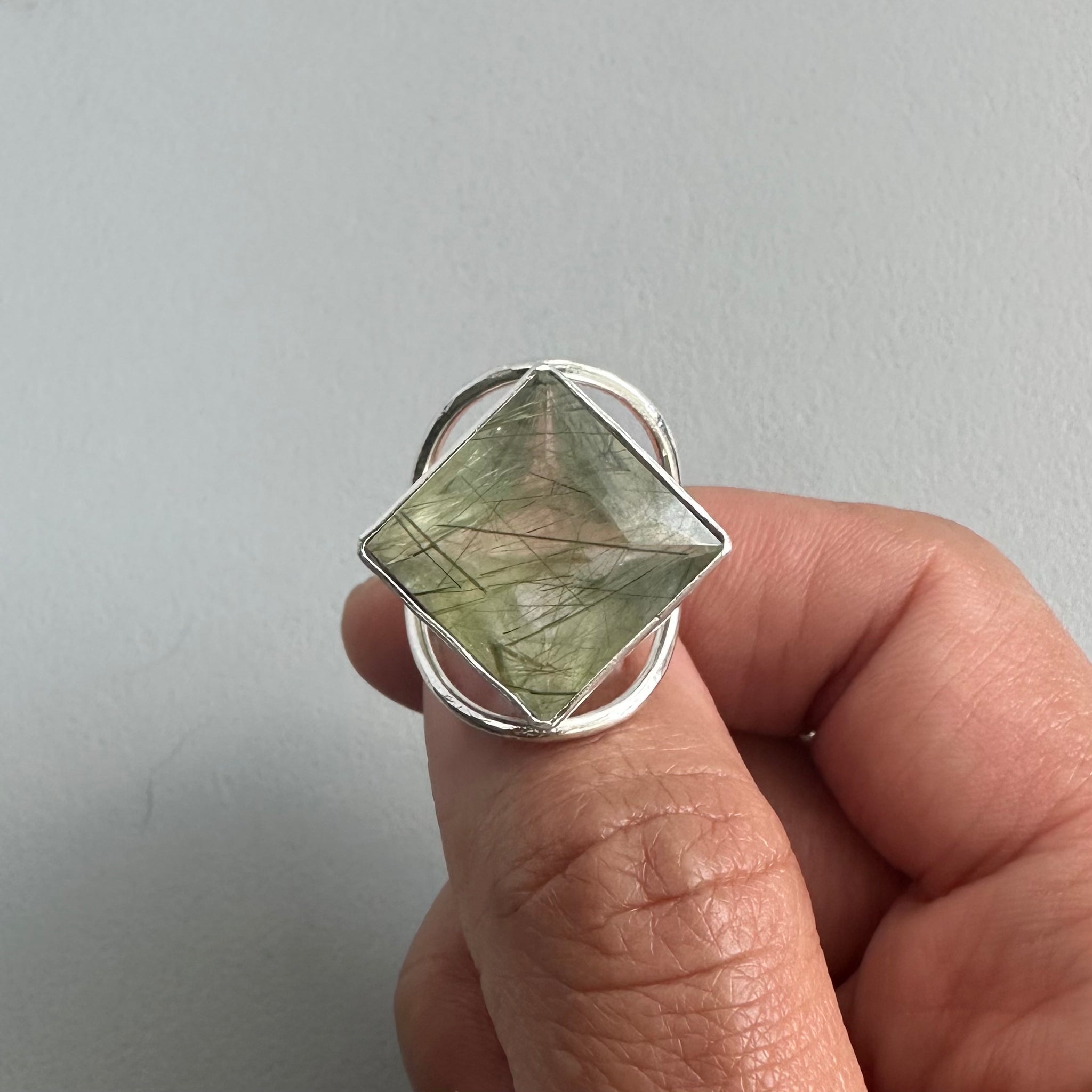 Rutilated Quartz Ring