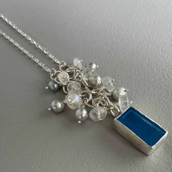Blue Chalcedony Necklace