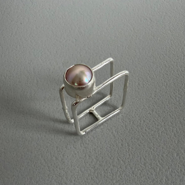 Pink Pearl Ring