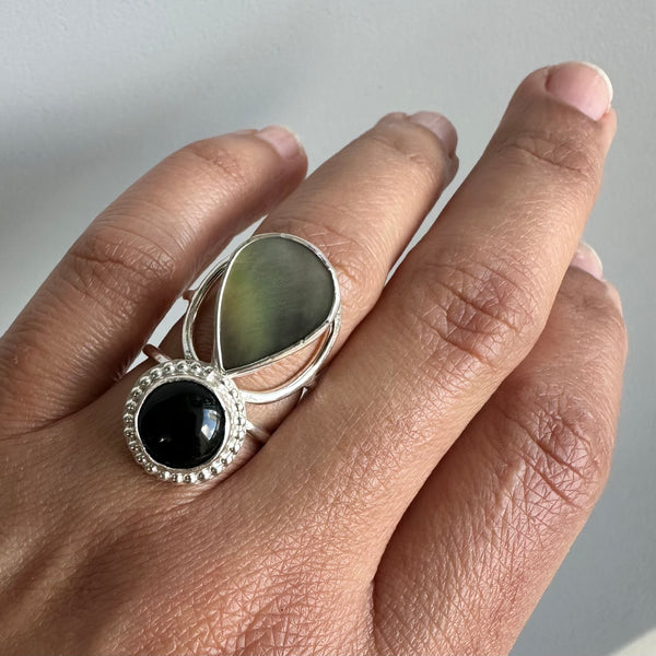 Mother of Pearl + Onyx