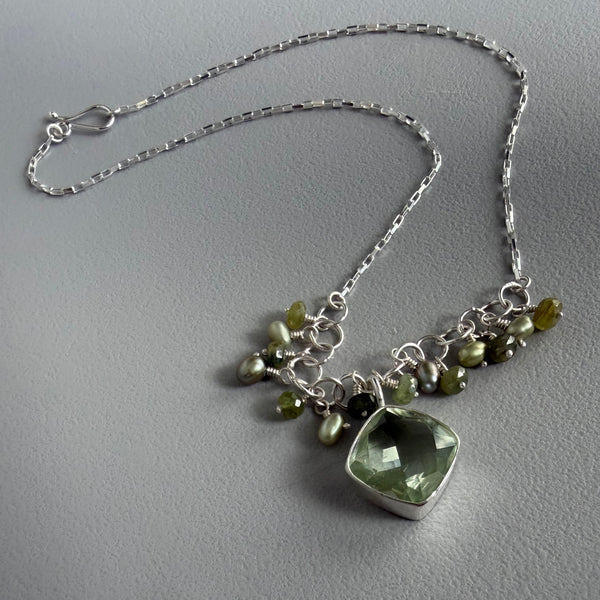 Green Amethyst Necklace