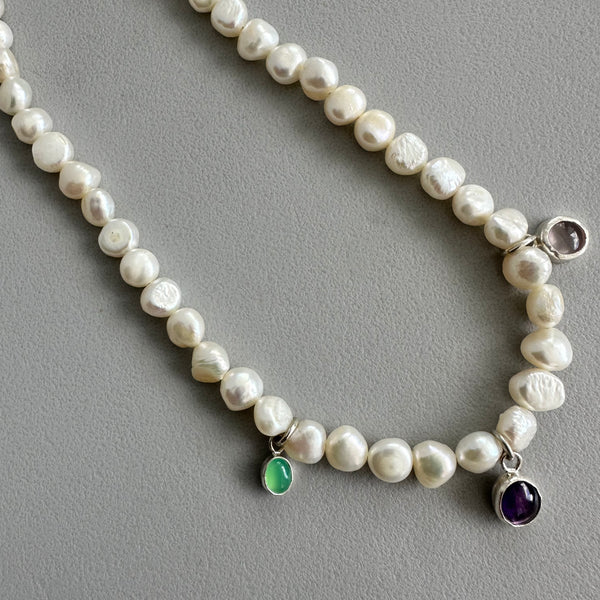 Charmed Pearl Necklace