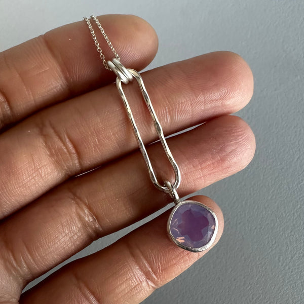 Cushion Cut Lavender Quartz