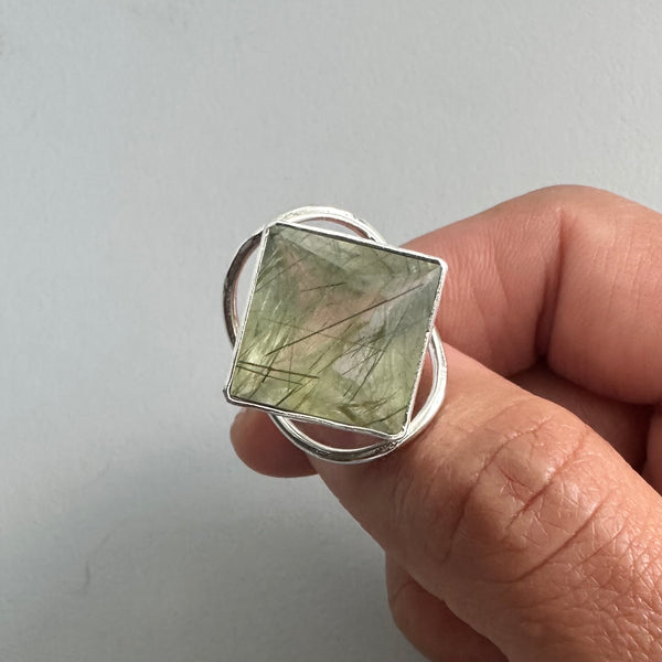 Rutilated Quartz Ring