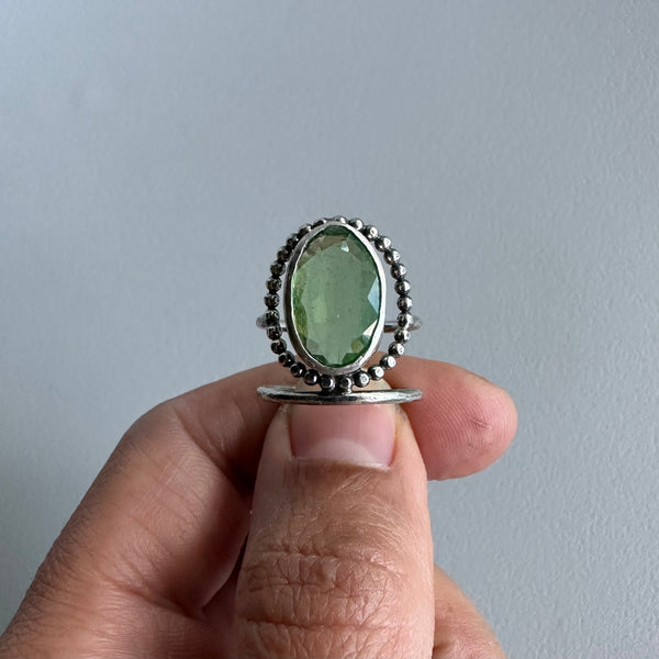 Green Kyanite Ring