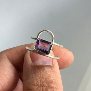 Amethyst Arch Ring