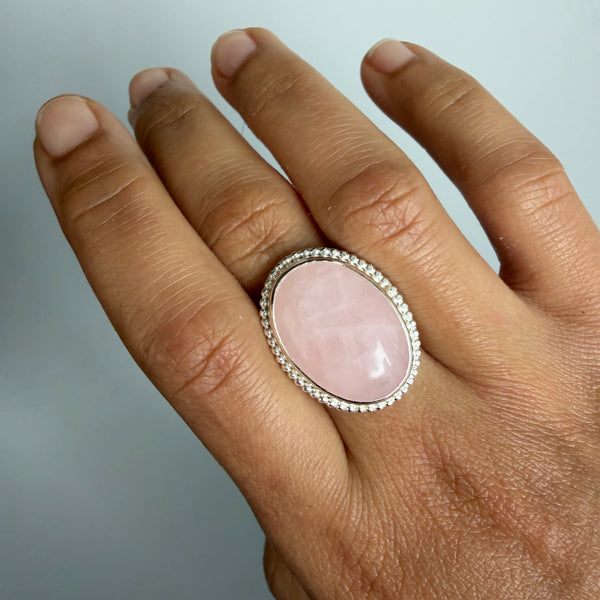 Rose Quartz Ring